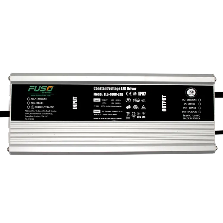 高 PF 24V 400W 定電圧 LED ドライバーとは何ですか?またそれが重要な理由は何ですか?