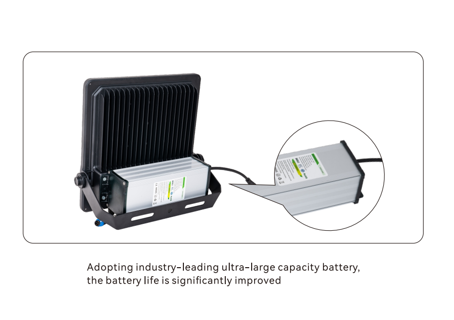 60w solar flood light